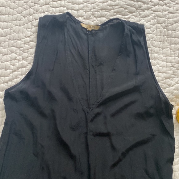 Ali Golden size Xs/s black silk long dress - Picture 2 of 9